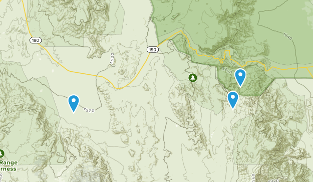 Darwin, California Map