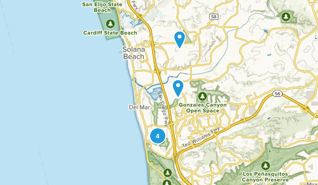 Del Mar, California Map