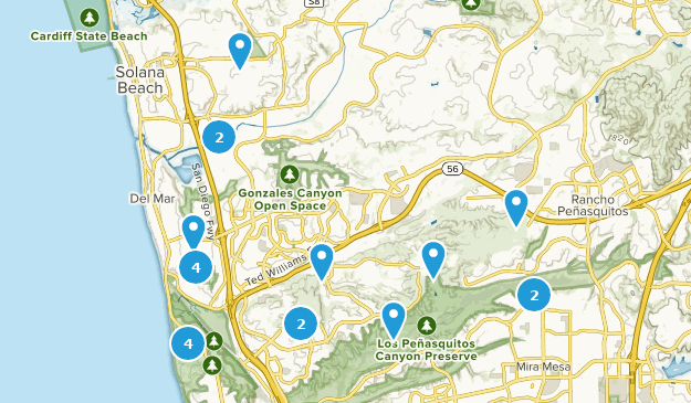 Del Mar, California Map