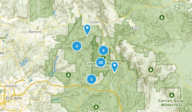 Descanso, California Map
