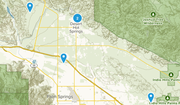 Desert Hot Springs, California Map