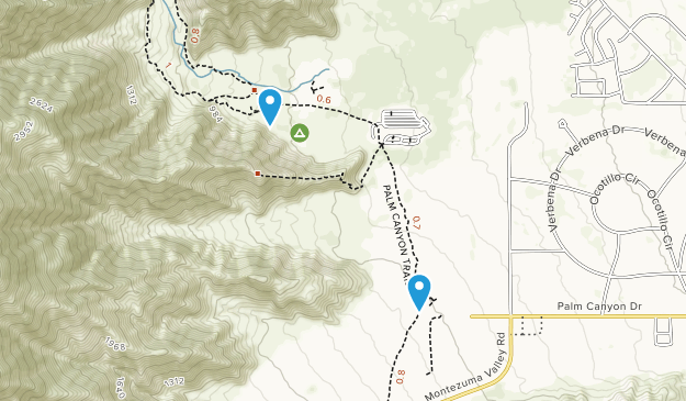 Desert Sands Mobile Home Park, California Map
