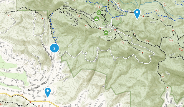Diablo, California Map