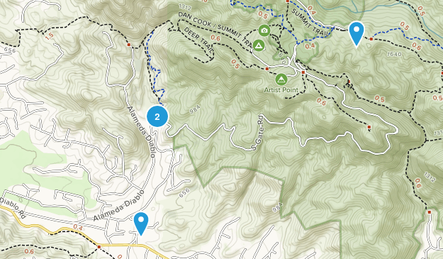 Diablo, California Map