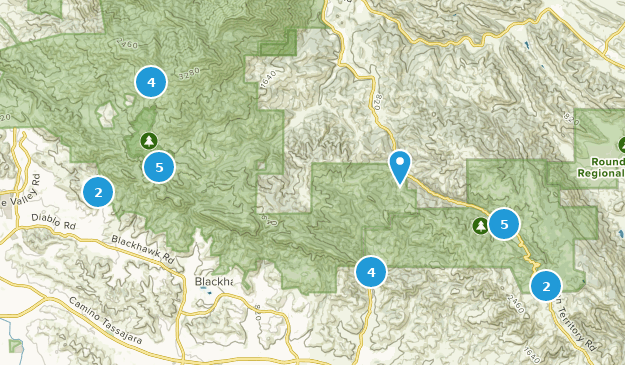Diablo, California Map