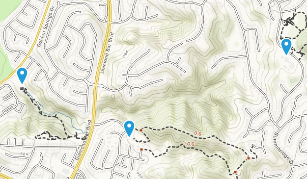 Diamond Bar, California Map