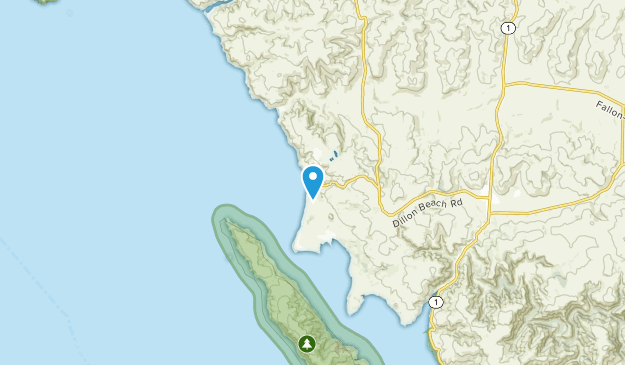 Dillon Beach, California Map