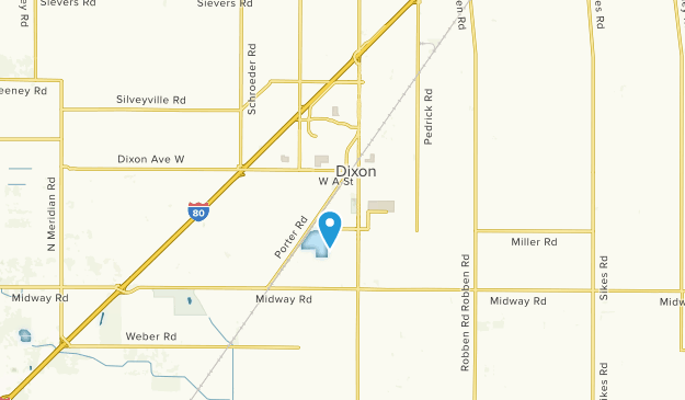 Dixon, California Map