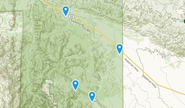 Dos Cabezas, California Map
