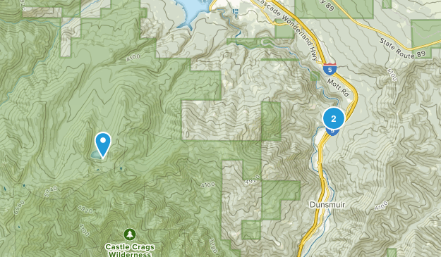 Dunsmuir, California Map