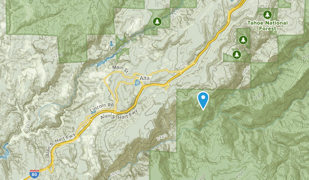 Dutch Flat, Californie Map