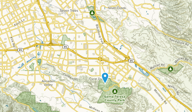 Edenvale, California Map