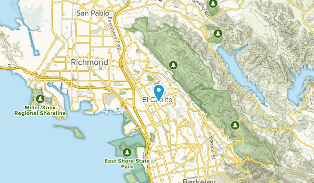 El Cerrito, California Map