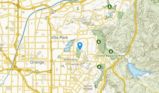 El Modena, California Map
