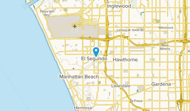 El Segundo, California Map