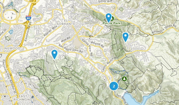 El Sobrante, Californie Map