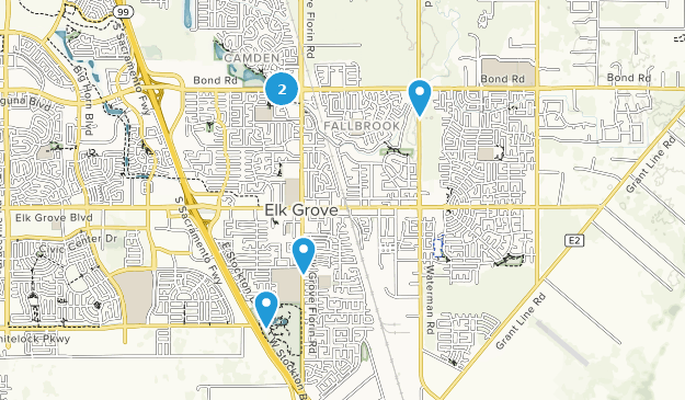 Elk Grove, California Map