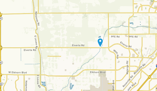 Elverta, Californie Map