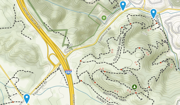 Emerald Lake Hills, California Map