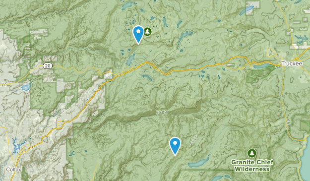 Emigrant Gap, California Map
