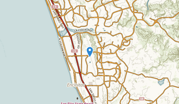 Encinitas, California Map