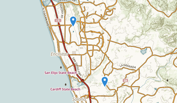 Encinitas, California Map