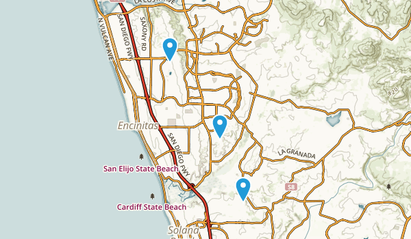 Encinitas, California Map