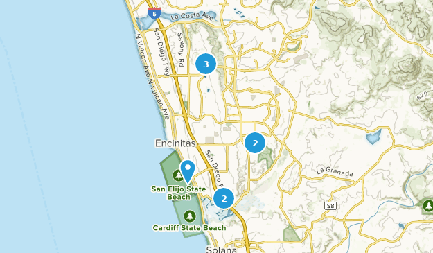 Encinitas, California Map
