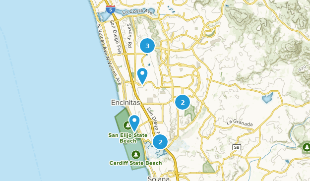 Encinitas, Californie Map
