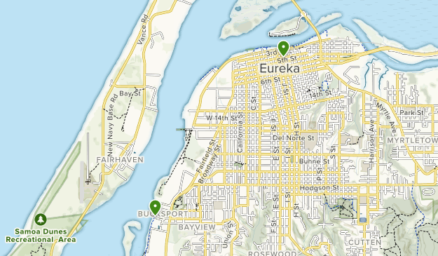 Eureka California Map