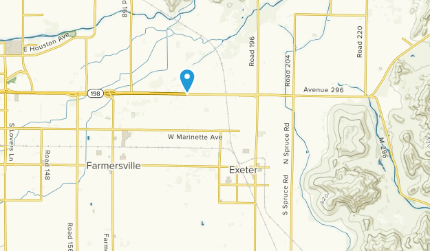 Exeter, California Map