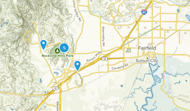 Fairfield, California Map