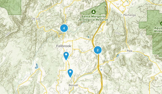 Fallbrook, California Map