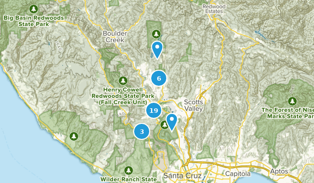 Felton, Californie Map