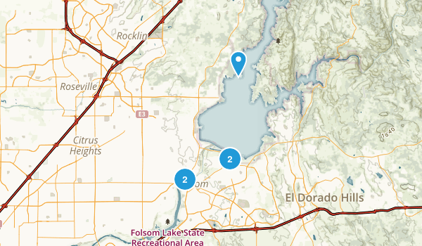 Folsom, California Map