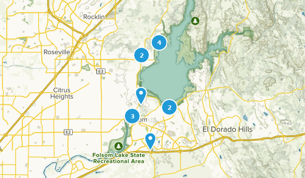 Folsom, Californie Map