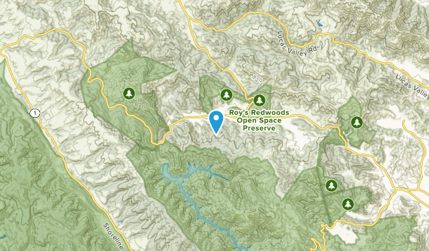 Forest Knolls, California Map