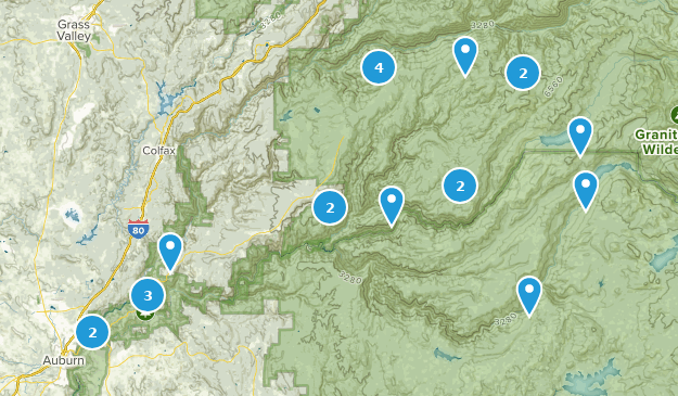 Foresthill, California Map