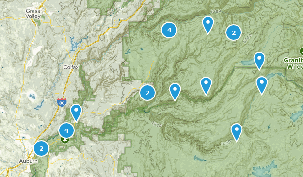 Foresthill, California Map