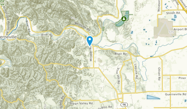 Forestville, Californie Map