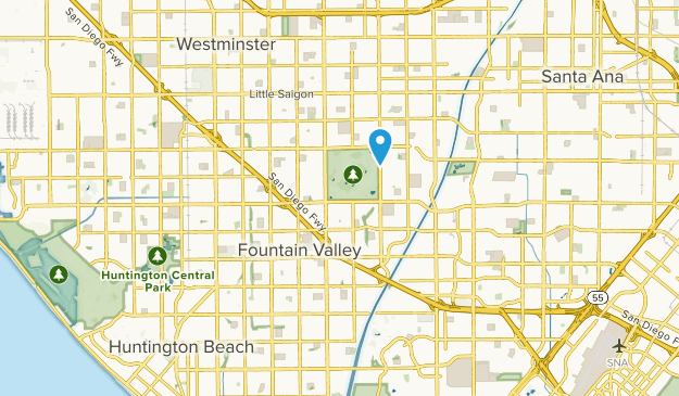 Fountain Valley, Californie Map