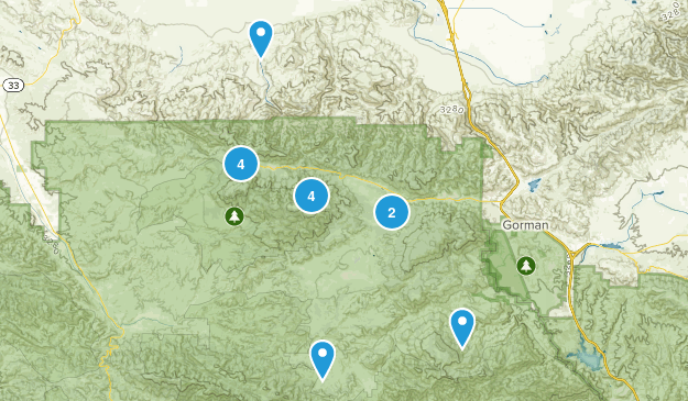 Frazier Park, California Map