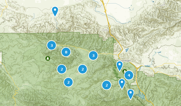Frazier Park, Californie Map