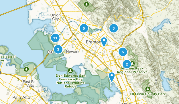 Fremont, California Map