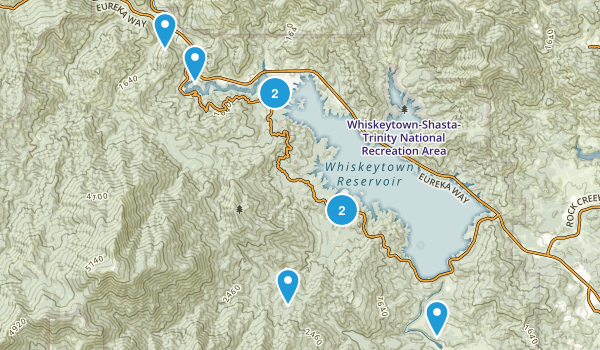 French Gulch, California Map