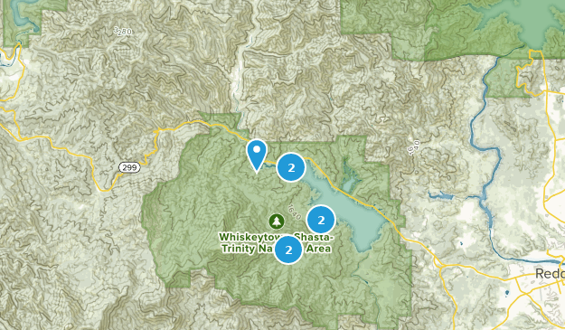 French Gulch, Californie Map