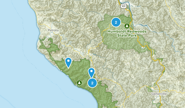 Garberville, California Map