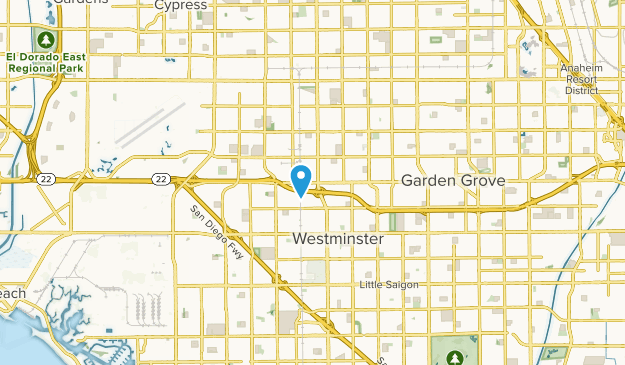 Garden Grove, California Map