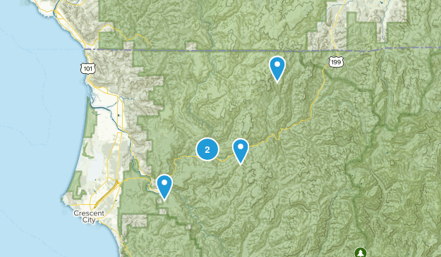 Gasquet, California Map