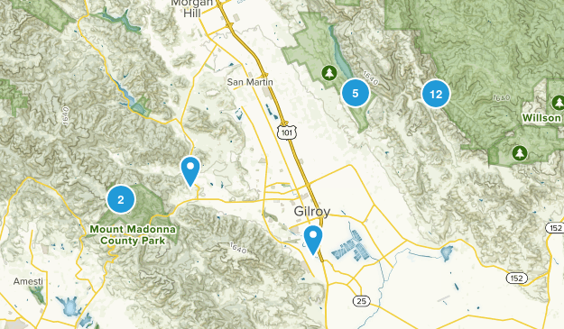 Gilroy, California Map